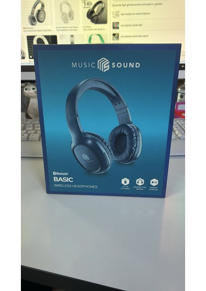 Music Sound Kafa Üstü Kulaklık