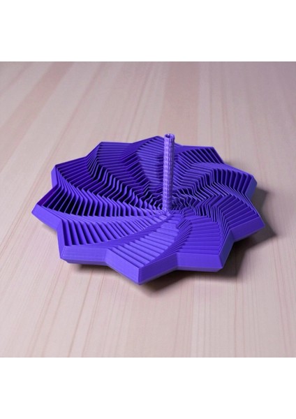 Spiral Stres Oyuncağı – Dönebilen Geometrik Dekoratif Obje | Masa Üstü Aksesuar | Kabuk Factory Tasarımı