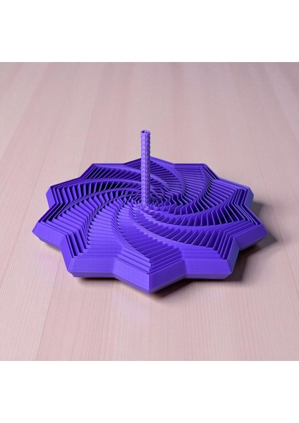 Spiral Stres Oyuncağı – Dönebilen Geometrik Dekoratif Obje | Masa Üstü Aksesuar | Kabuk Factory Tasarımı fiyatları
