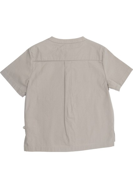 Organik Safari Tarz Haki Yazlık Erkek Çocuk Gömlek fırsatları