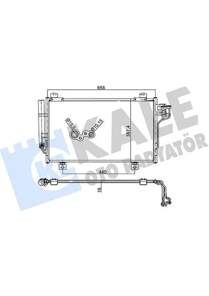345505 Klima Radyatoru BSS561480A GHT661480 GHT661480A