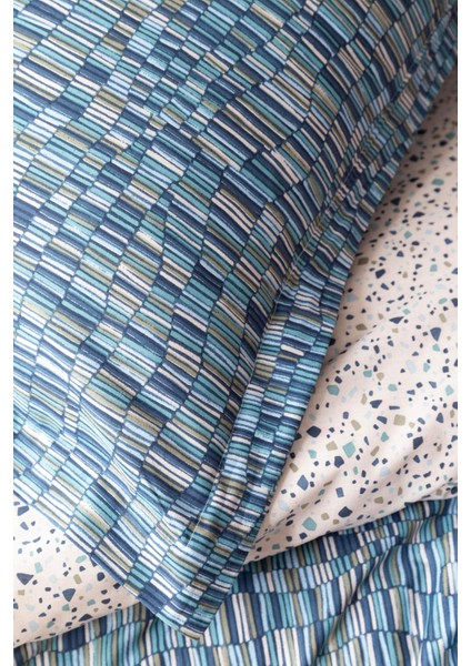 Tek Kişilik Leros Indigo Nevresim Takımı -- indirimleri