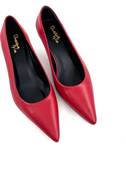 Kırmızı Hakiki Deri Stiletto fırsatları
