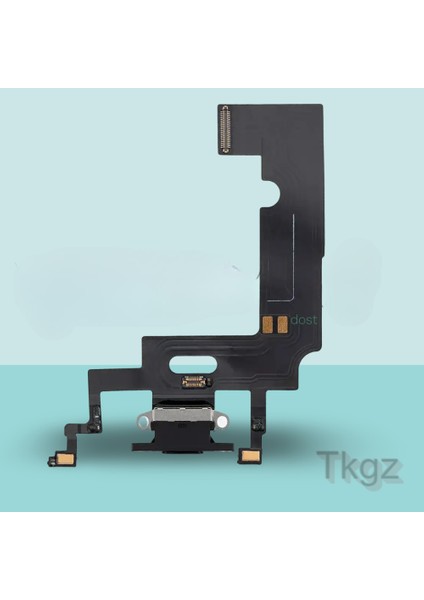 Apple İphone XR Full Şarj Soketi Filmi FLEX Orjinal (SİYAH)