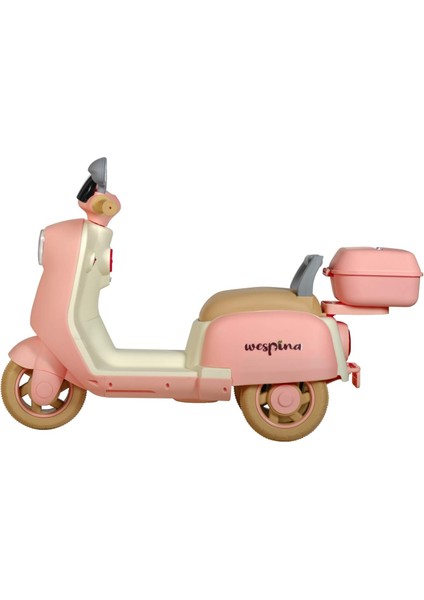 Wespina Uzaktan Kumandalı Çocuk Akülü Motosiklet - Pembe , 6V Şarjlı, 3 Yaş ve Üzeri indirimleri