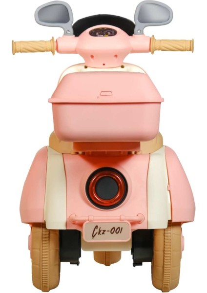 Wespina Uzaktan Kumandalı Çocuk Akülü Motosiklet - Pembe , 6V Şarjlı, 3 Yaş ve Üzeri