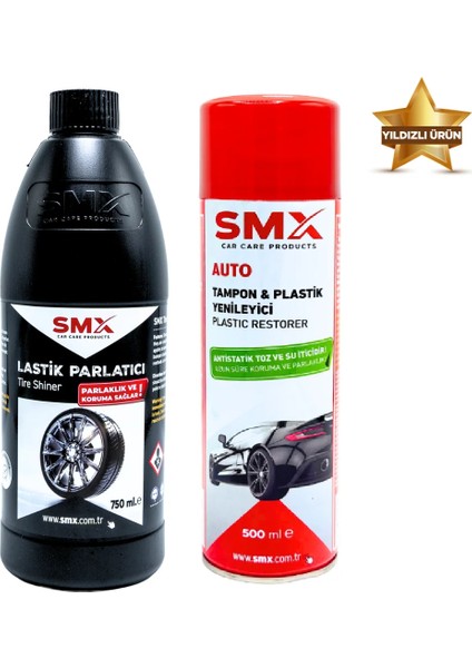 Tampon & Plastik Yenileyici 500 ml + Lastik Parlatıcı 750 ml