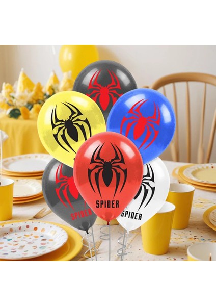 Spider Baskılı Balon 12"