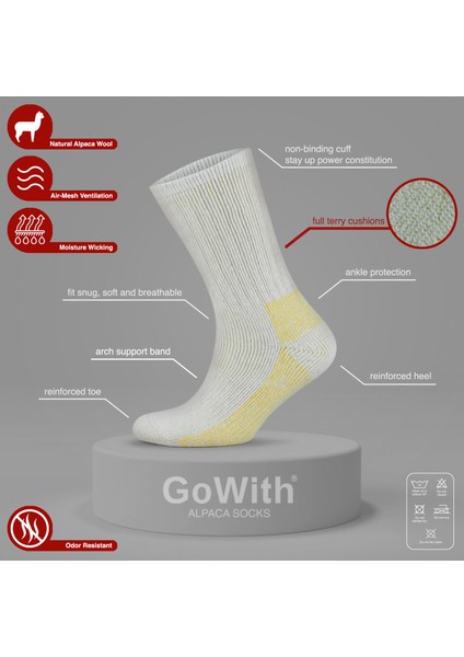 Alpaka Yünlü Tam Havlulu Kalın Termal Çorap 6005-6006 fiyatları