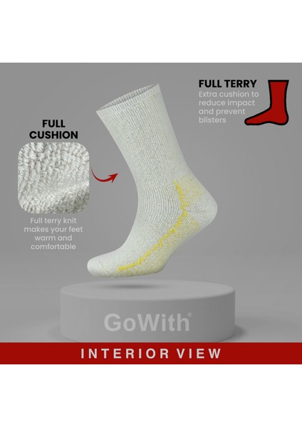 Alpaka Yünlü Tam Havlulu Kalın Termal Çorap 6005-6006 modelleri