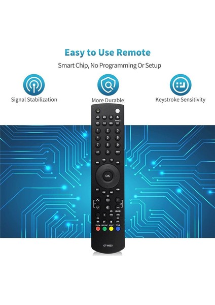 Toshiba Tv Için CT-8023 Tv Uzaktan Kumandasını Değiştirin 26DL833R 26DL834R 26KL933R 26KL934R 32DL833R (Yurt Dışından) fiyatları