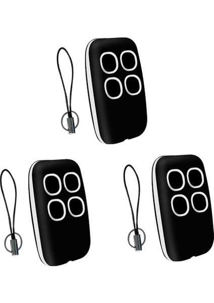 3pcs 250-913MHZ Garaj Uzaktan Kumanda Çapıllayıcı Çok Frizasyonlu Kopya Uzaktan Kumanda Evrensel Kapı Açıcı Beyaz (Yurt Dışından)