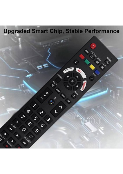 Panasonic Android Tv TX-40JX800E TX-50JX810E TX-58JX820E Için N2QBYA000037 R3PA23 Tv Uzaktan Kumandası (Yurt Dışından) modelleri