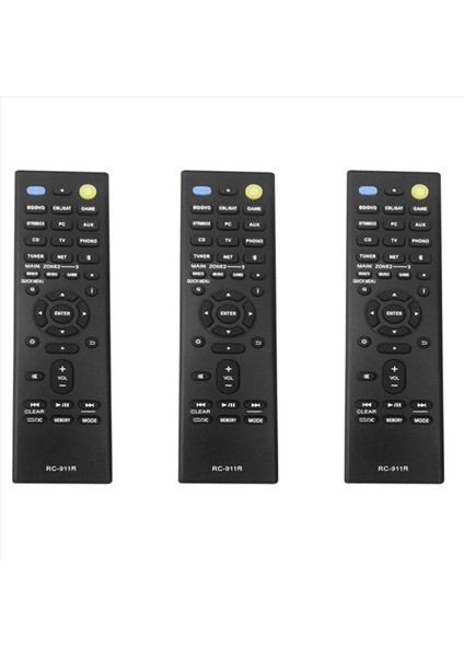 Onkyo TX-NR656 Için 3x RC-911R Uzaktan Kumanda Kullanımı RC-911R 928R TX-RZ810 TX-NR575E TX-NR578 TX-DS787 TX-NR777 (Yurt Dışından)