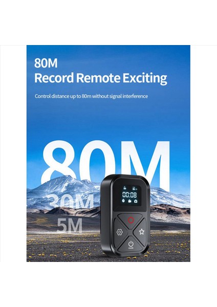 Gopro Kahraman Için 2x Uzaktan Kumanda 10 9 8 Sopa Montajı ve Bilek ile Bluetooth Uyumlu Akıllı Uzaktan Kumanda Gopro 10 Için (Yurt Dışından) fırsatları