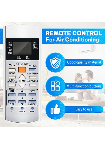 Panasonic Controller A75C3407 A75C3623 A75C3625 KTSX003 A75C3297 Için Saç Koşullandırma Klima Uzaktan Kumandası (Yurt Dışından) fırsatları