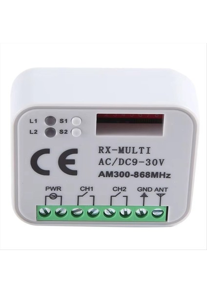2 Uzaktan Kumandalı Evrensel Garaj Kapısı Açıcı Anahtarı Rx Çok Frekanslı 300-868MHZ Alıcı 9-30V 2ch Röle Modülü (Yurt Dışından) indirimleri