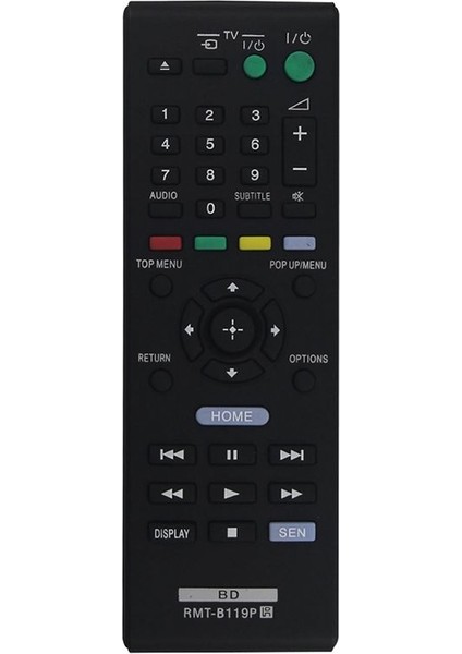 Sony Blu-Ray Oynatıcı Uzaktan Kumanda Uzaktan Kumanda Uzaktan Kontrol RMT-B119P BDP-S390 BDP-S190 S490 (Yurt Dışından)