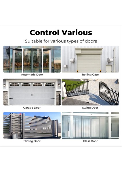 Kablosuz Garaj Kapı Açıcı Uzak Wifi Anahtarı Evrensel Otomatik Kapı Açıcı Için Akıllı Telefon Tarafından Kontrol Edildi (Yurt Dışından) fiyatları
