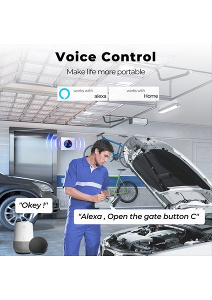 Kablosuz Garaj Kapı Açıcı Uzak Wifi Anahtarı Evrensel Otomatik Kapı Açıcı Için Akıllı Telefon Tarafından Kontrol Edildi (Yurt Dışından) fırsatları