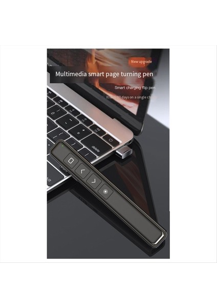 Kablosuz Sayfa Çevirme Kalemi USB Uzaktan Kumanda Flip Kalemi Ofis Öğretimi Için Projektör Ppt Sunumcısı Beyaz (Yurt Dışından) fiyatları