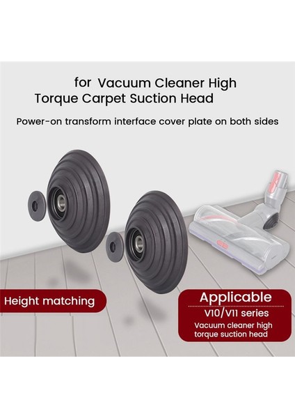 2 Pcs Dyson Vakum Temizleyici V10/V11 100W Yüksek Tork Zemin Fırçası Emme Kafa Güç-On Yan Kapaklar (Yurt Dışından) fiyatları