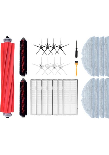 Roborock S7 Maxv Ultra Aksesuarlar Için Robot Vakum Süpürge Yuvarlayıcı Yolculuk Yan Fırçası Hepa Filtre Rag Yedek Parçaları (Yurt Dışından) fiyatları