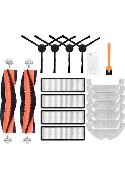 Yedek Parçalar Hepa Filtre Yan Fırça Mop Bez Xiaomi Için STYTJ05ZHM / Mop 2 Ultra Robot Vakum Süpürge Yedek Parçaları (Yurt Dışından)