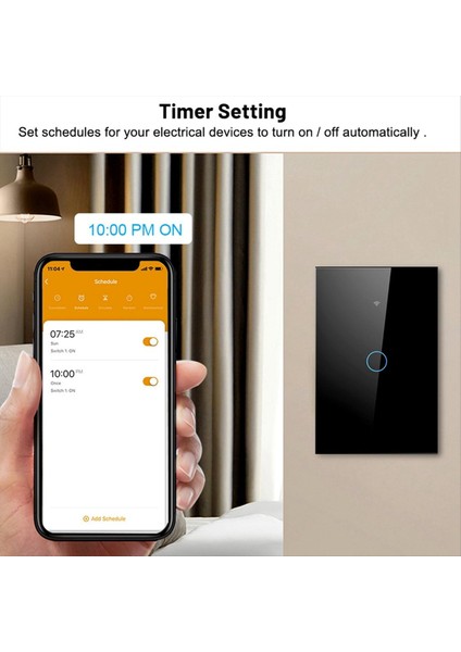 Tuya Us Fiş Wifi Akıllı Duvar Anahtarı 3 Çete Nötr Tel Dokunmatik Sensör LED Işık Anahtarları Akıllı Ev Alexa Google Beyaz (Yurt Dışından) fiyatları