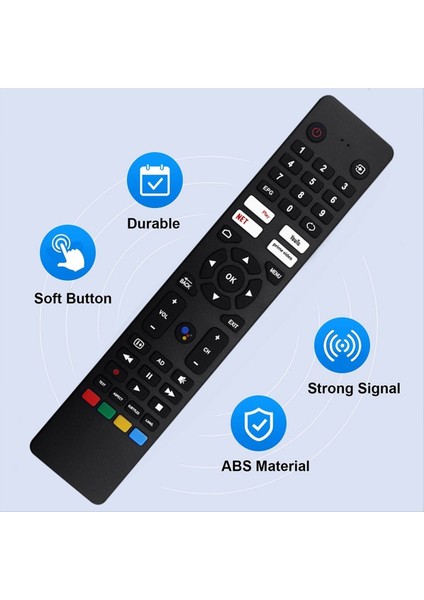 Sharp RC201 Akıllı Tv Uzaktan Kumandası Için RC201 Uzaktan Kumandasını Değiştirin (Yurt Dışından) modelleri