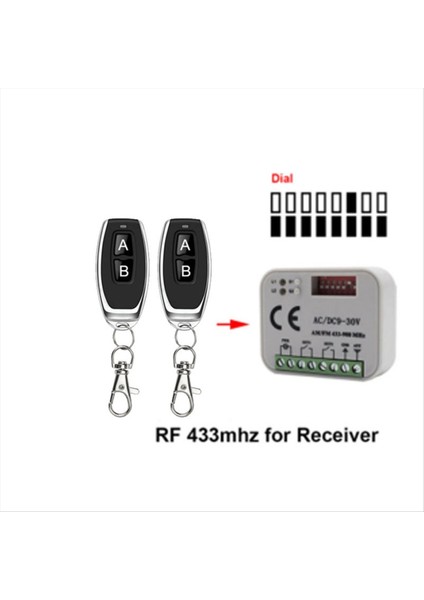 Çok Frekanslı Alıcı Rx-Multi 300-900MHZ Erişim Kontrolü Kablosuz Uzaktan Denetleyici Için Kontrol Anahtarı B (Yurt Dışından) fiyatları