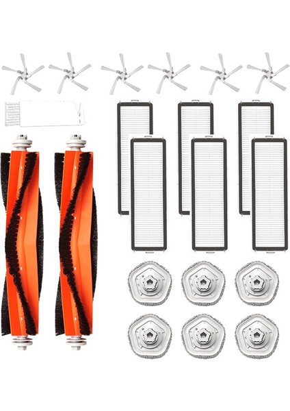 Ana Yan Fırça Paspası Dreame Bot Için Hepa Filtresi W10 W10PRO Vakum Temizleyici Aksesuarları Yedek Yedek Parçalar (Yurt Dışından)