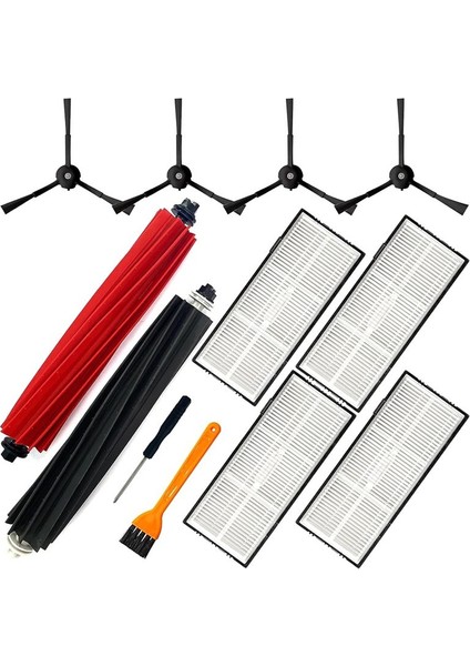 Roborock S8 S8+ S8 Pro Ultra S8 Plus Robot Vakum Süpürgeleri Ana Yan Fırça Hepa Filtre Yedek Parçaları (Yurt Dışından)