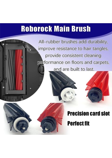 Roborock S8 S8+ S8 Pro Ultra S8 Plus Robot Vakum Süpürgeleri Ana Yan Fırça Hepa Filtre Yedek Parçaları (Yurt Dışından) modelleri