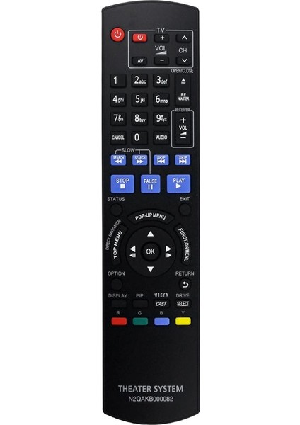Panasonic Blu-Ray Disk Oynatıcı DMP-BD65 DMP-BD45 Için N2QAKB000082 Uzaktan Kumandası&#39 Nı Değiştirin (Yurt Dışından)