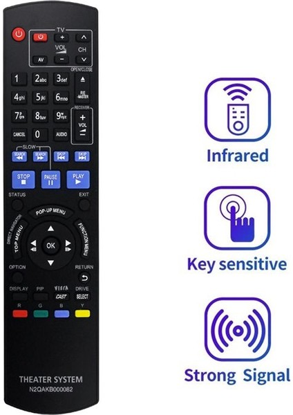 Panasonic Blu-Ray Disk Oynatıcı DMP-BD65 DMP-BD45 Için N2QAKB000082 Uzaktan Kumandası&#39 Nı Değiştirin (Yurt Dışından) fiyatları