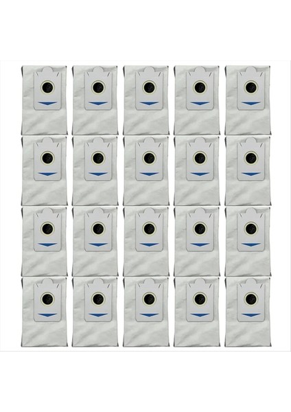 20PCS Ecovacs Için Toz Torbaları Debot X2PRO / X2 / DEX86 Robot Vakumları Torba Aksesuarları Çöp Çanta Değiştirilebilir Yedek Parçalar (Yurt Dışından)