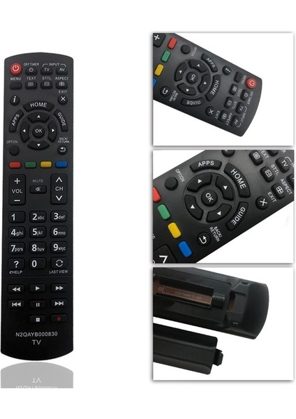 Panasonic N2QAYB000830 Televizyonu Için Uyumlu Yedek Tv Uzaktan Kumandası (Yurt Dışından) modelleri
