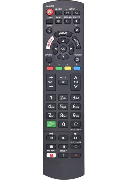 Panasonic Viera LCD Için Panasonic Tv Uzaktan Kumandası Için Universal Uzaktan Kumanda Netflix ile 3D Tv LED Uygulama Düğmelerim (Yurt Dışından)