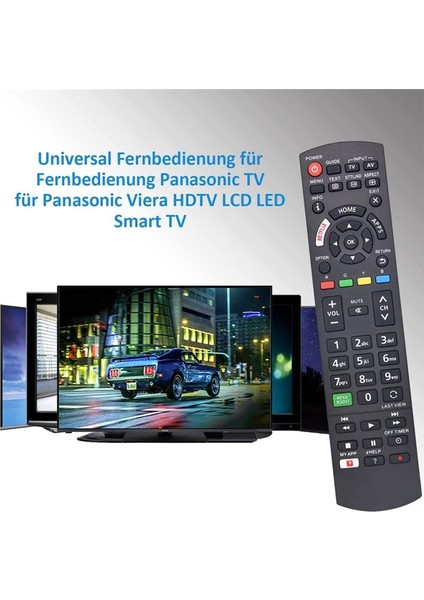 Panasonic Viera LCD Için Panasonic Tv Uzaktan Kumandası Için Universal Uzaktan Kumanda Netflix ile 3D Tv LED Uygulama Düğmelerim (Yurt Dışından) fırsatları