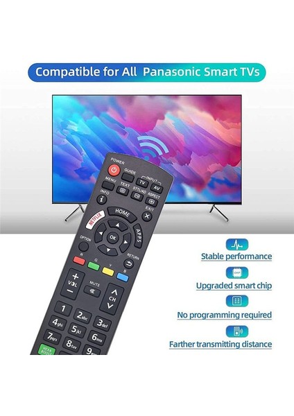 Panasonic Viera LCD Için Panasonic Tv Uzaktan Kumandası Için Universal Uzaktan Kumanda Netflix ile 3D Tv LED Uygulama Düğmelerim (Yurt Dışından) indirimleri