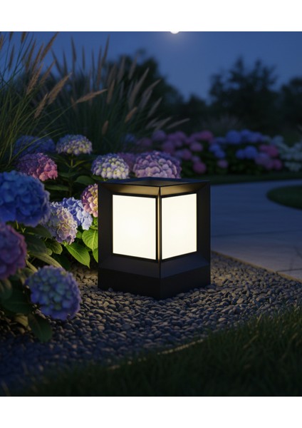 Akdeniz Set Üstü Armatür — KBA787 / Siyah Renk / IP65 / E27 fiyatları