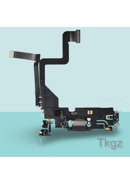 Apple Iphone 14 Pro Full Şarj Soketi Filmi Flex Orjinal (Mor)