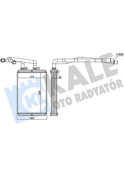 346840 Kalorifer Petegi 6448K8 9464420380