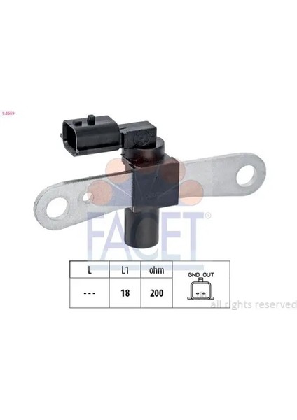 90659 Krank Sensoru 8200772182