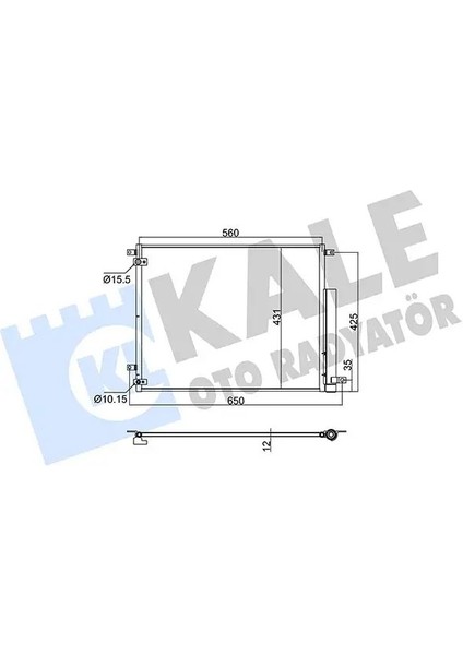 382545 Klima Radyatoru 80100TBAA01