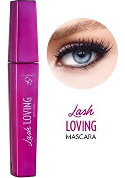 Lash Loving Maskara Hacim Verici ve Kıvırma Etkili 12 ml Siyah Renkli