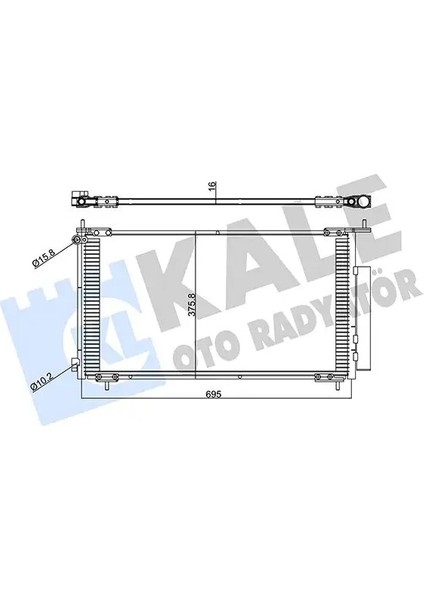 380400 Klima Radyatoru 80101SCAA01 80110S9A003 80110S9A013