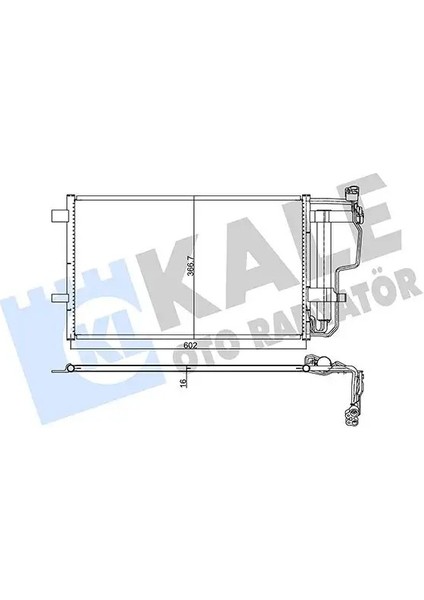 345490 Klima Radyatoru BBM461480C BBM461480D BBP261480A