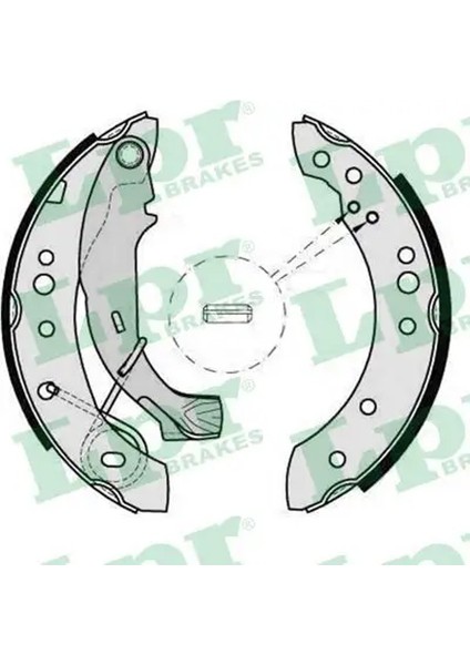 08150 Arka Fren Balatasi 4241L0
